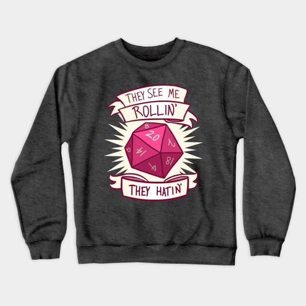 They See Me Rollin' Crewneck Sweatshirt by mcbenik